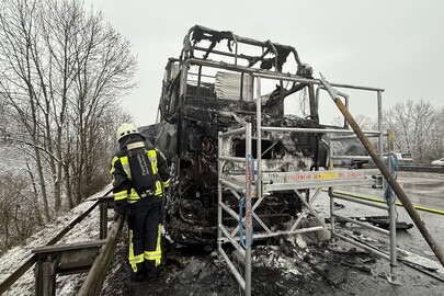 LKW-Brand auf der A3
